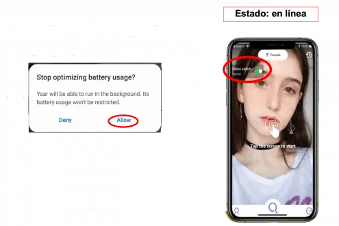 Estado online-yaar live app español oficial