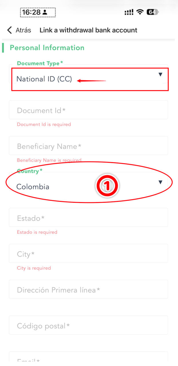 airwallex: Vincula datos de pago cuenta bancaria banco local directo  - yaar live app